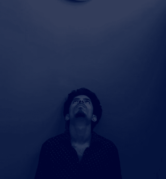 Circadian Entrainment - guy looking at clock on the wall