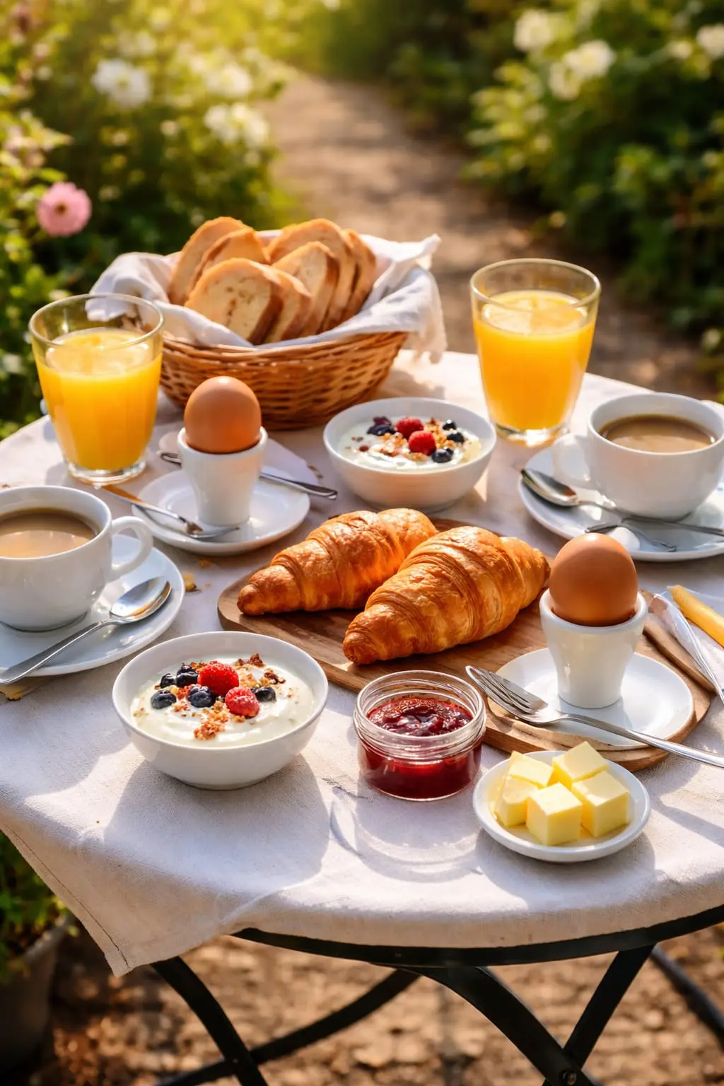 Petit-déjeuner gourmet proposé aux locataires des Gîtes des Maff en Alsace