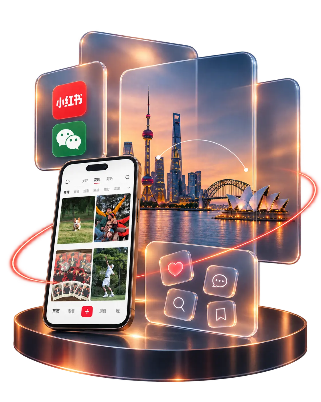 Chinese marketing across RedNote and WeChat connecting audiences in Australia and China