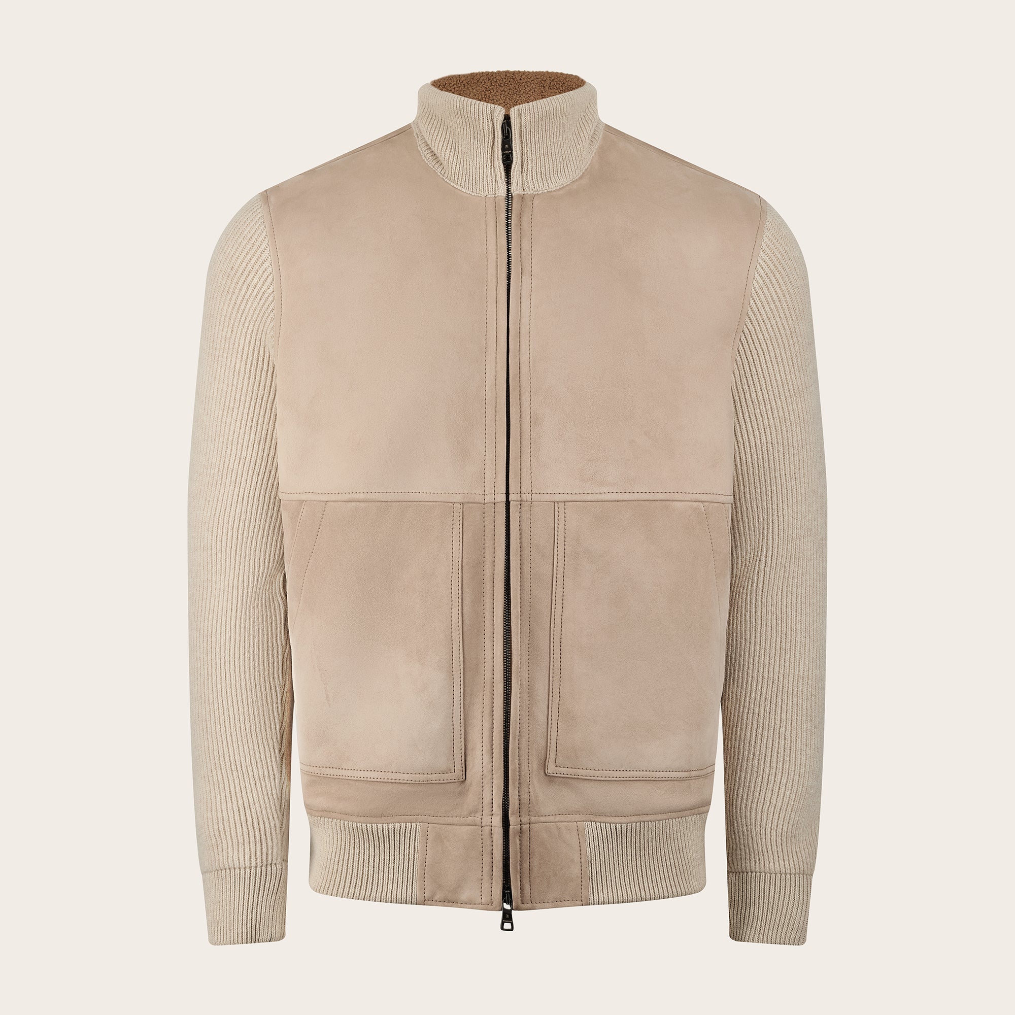 Montonie Suede / Cashmere Bomber - Mandelli UK
