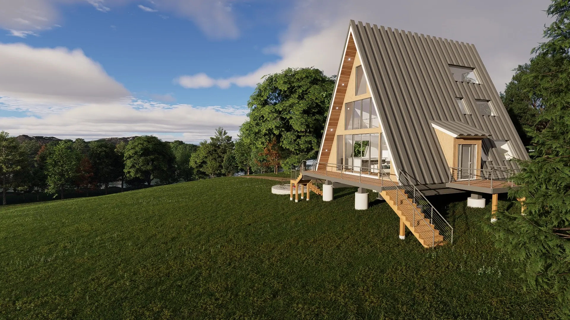 A Frame Building Render