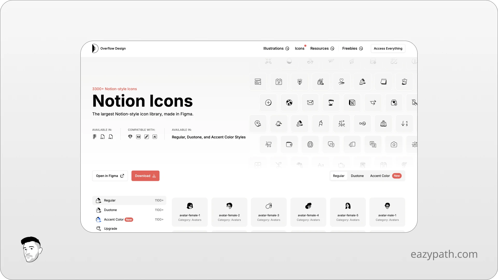 Overflow Design Notion Icons