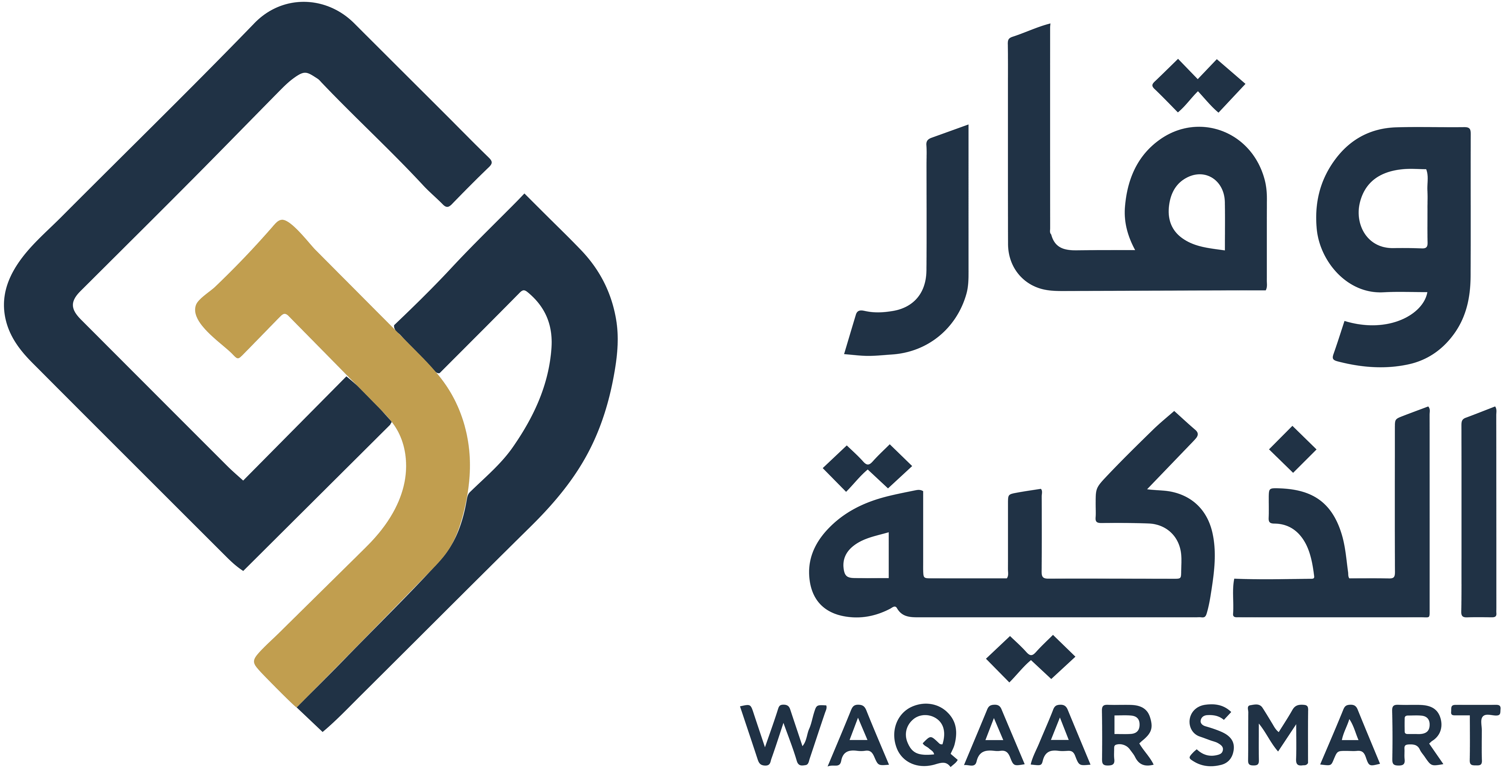 شعار شركة وقار الذكية للحلول المالية والاستشارات المالية