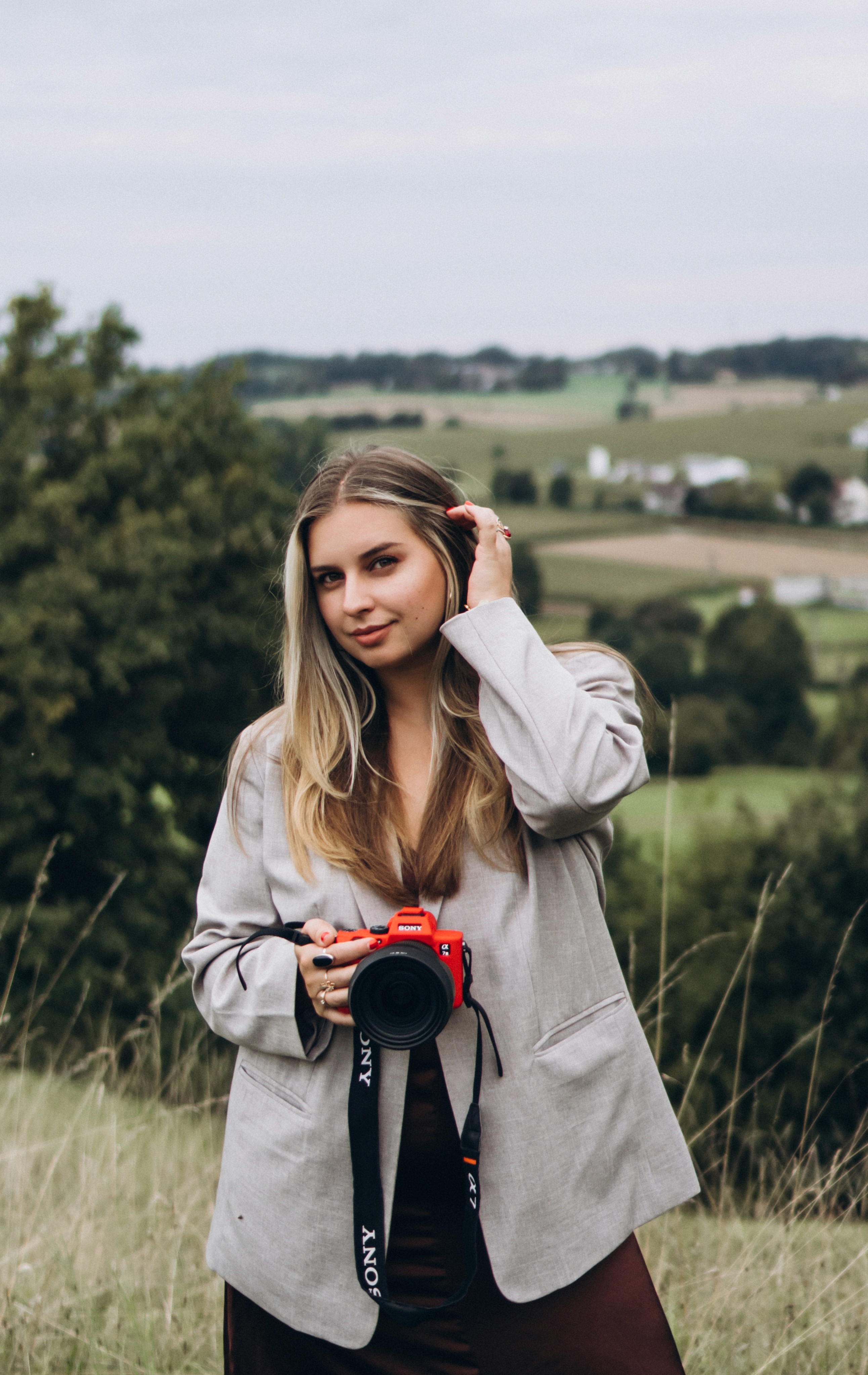 camera held from below