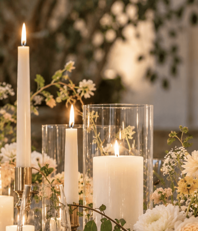 Candlelight atmosphere — illustrative inspiration imagery