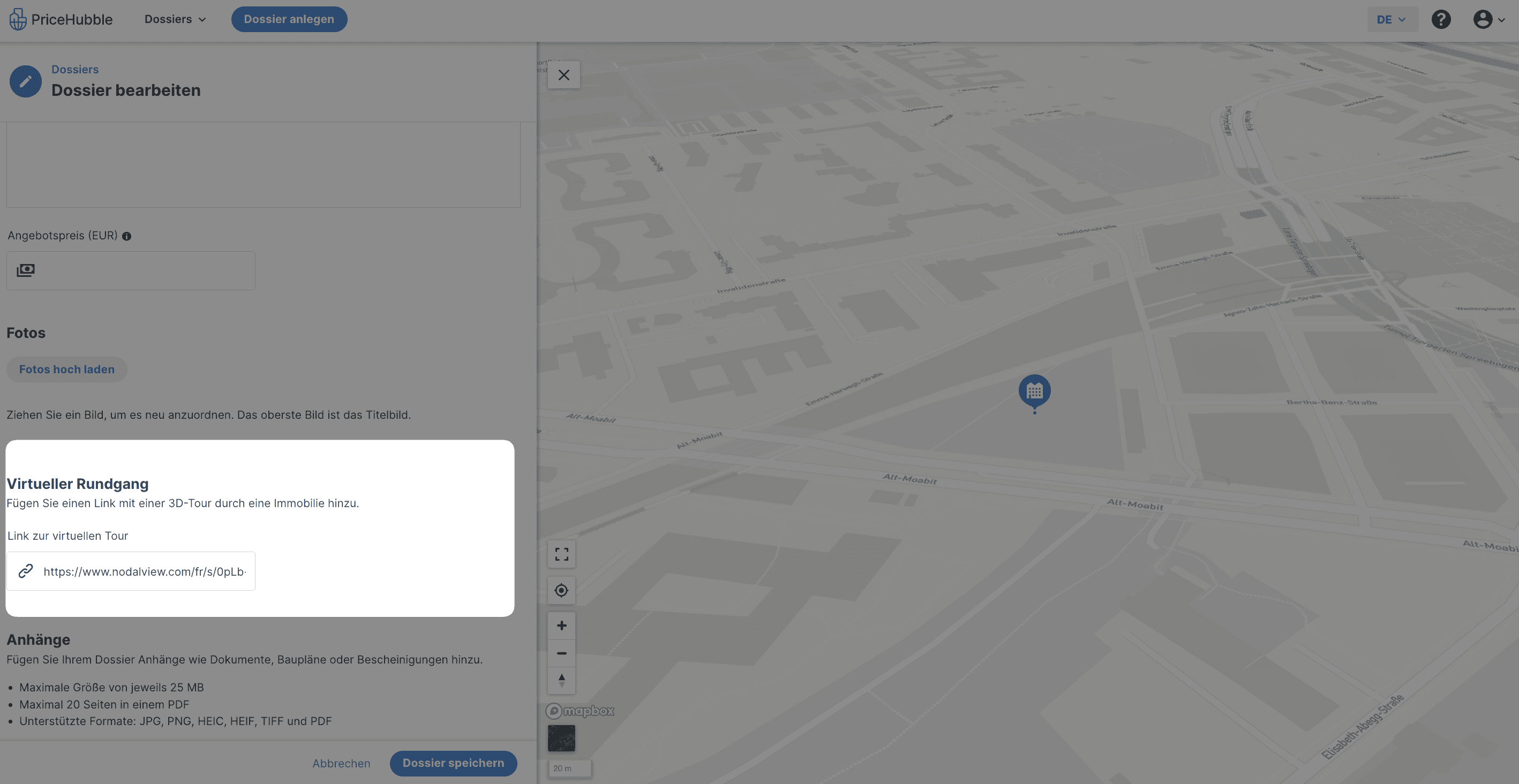 virtual tour field de