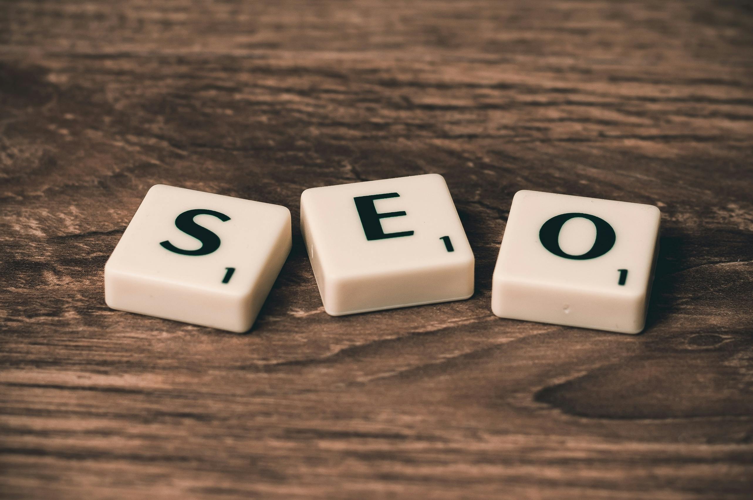 Image of letters spelling out Search Engine Optimization (SEO)