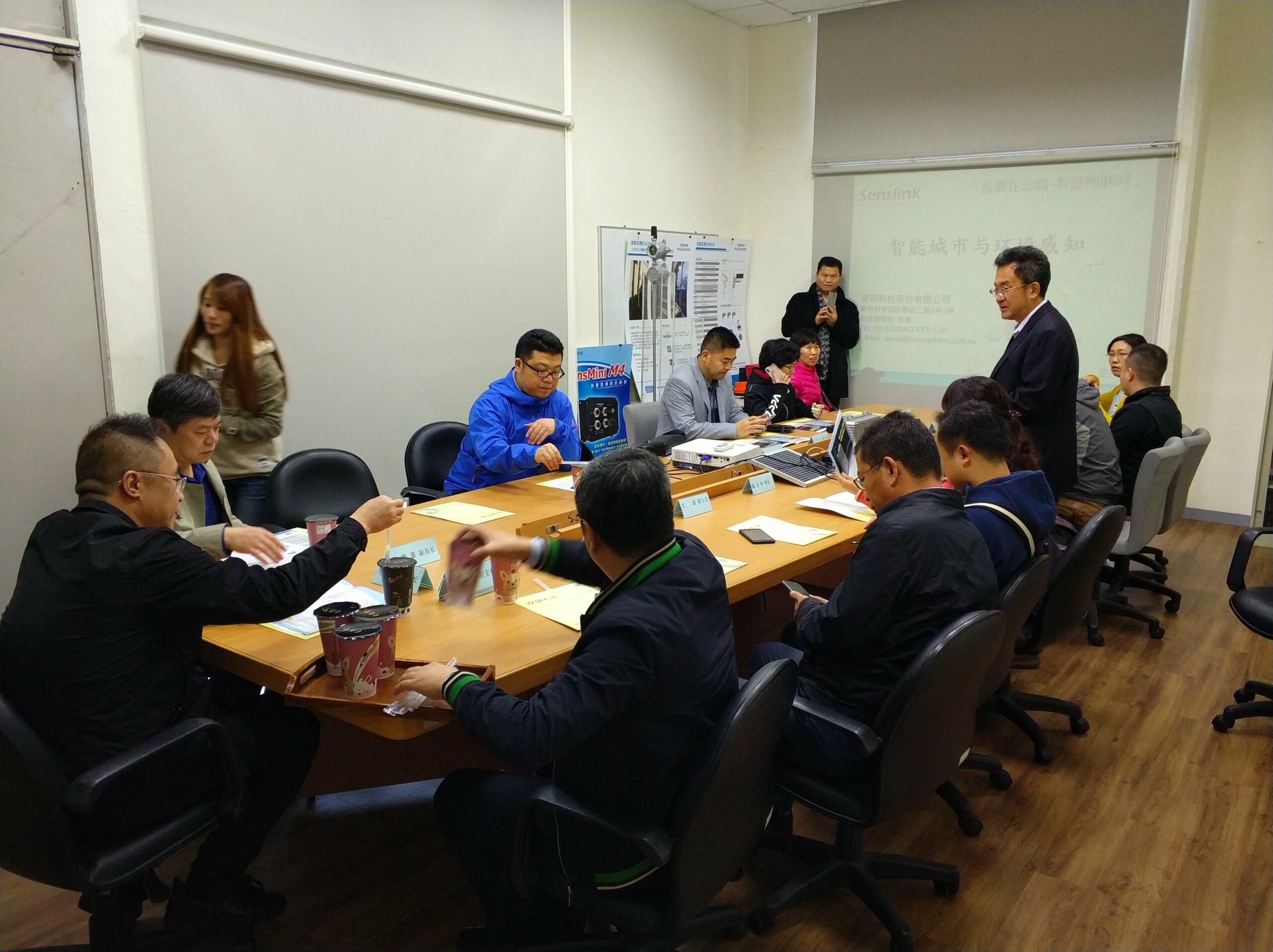 交流運用物聯網進行生產環境感知監測之​技術