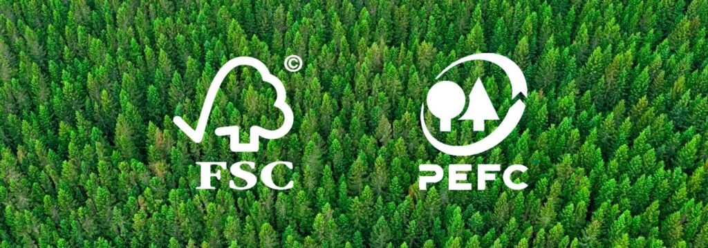 Wij zijn PEFC en FSC gecertificeerd!