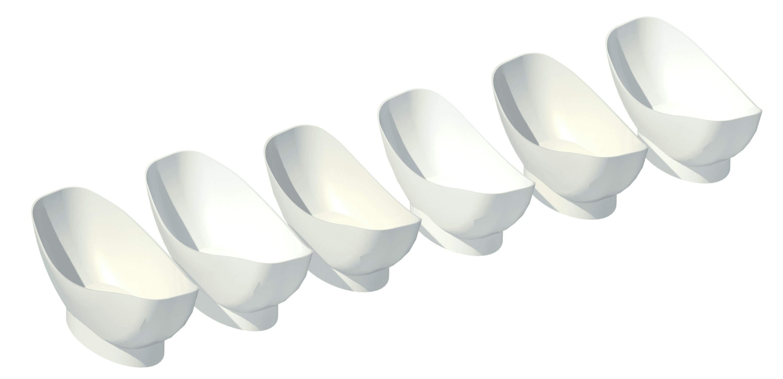 Ray trace showing Juliet freestanding bathtub sizes and colors.