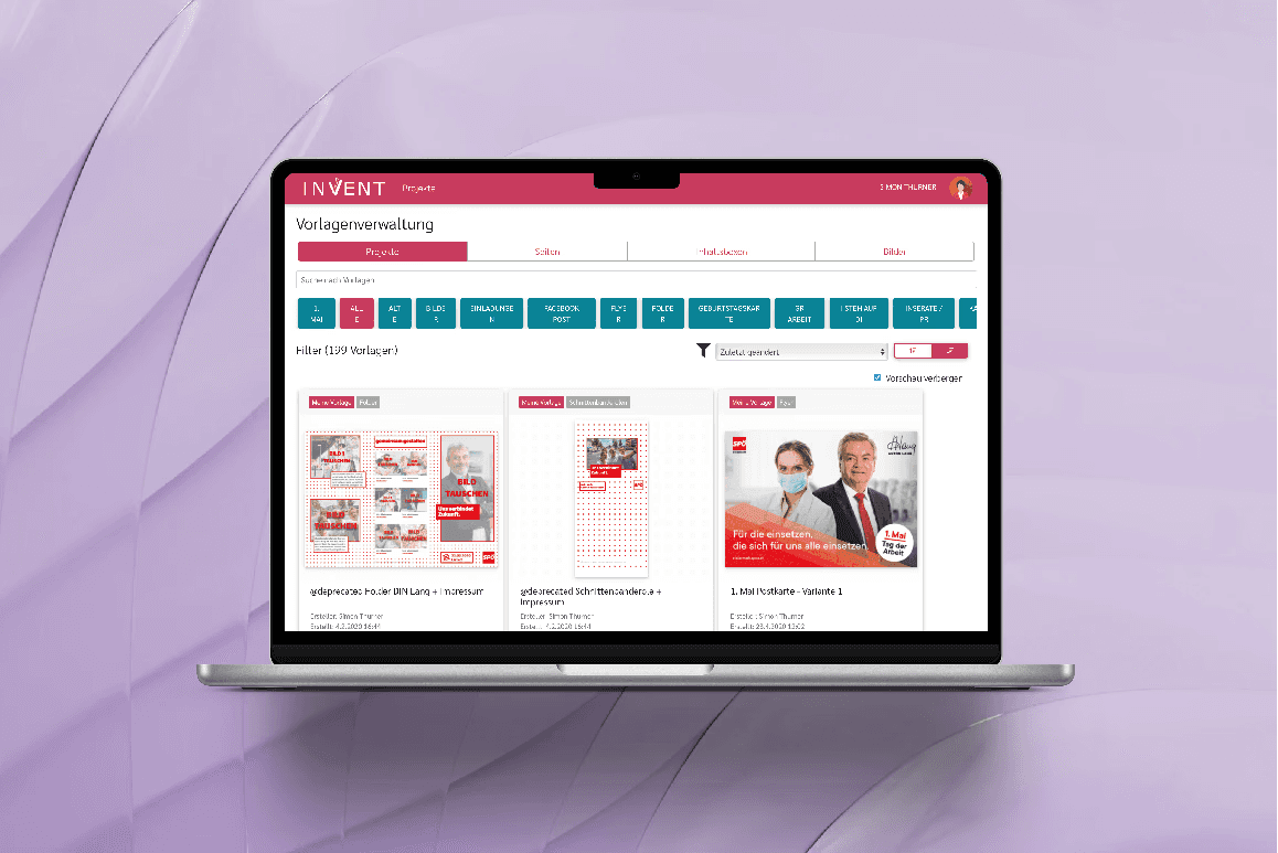 Mockup mit Laptop
