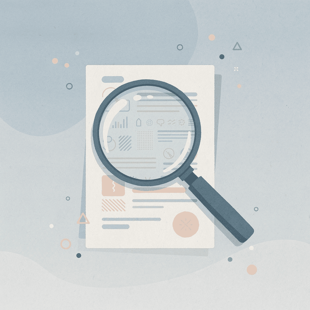 Magnifying glass examining hidden layers of legacy code