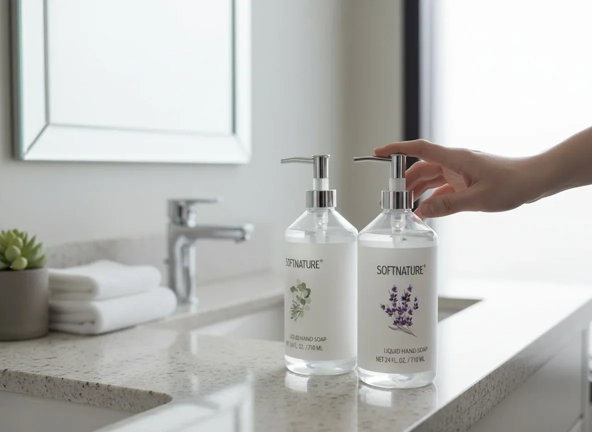 Custom packaging hand wash for retail chains