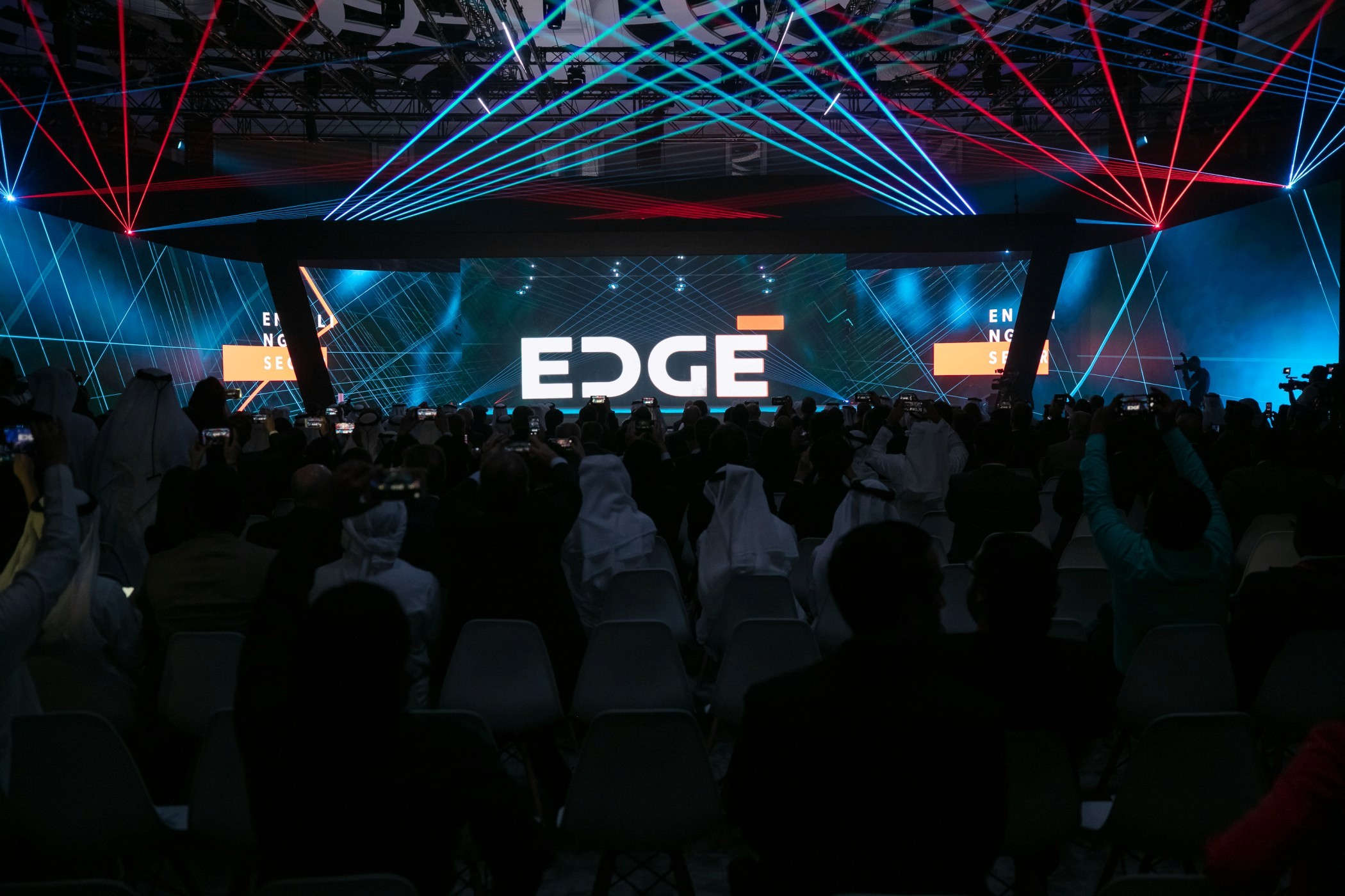 Stage lights for edge launch event image 2