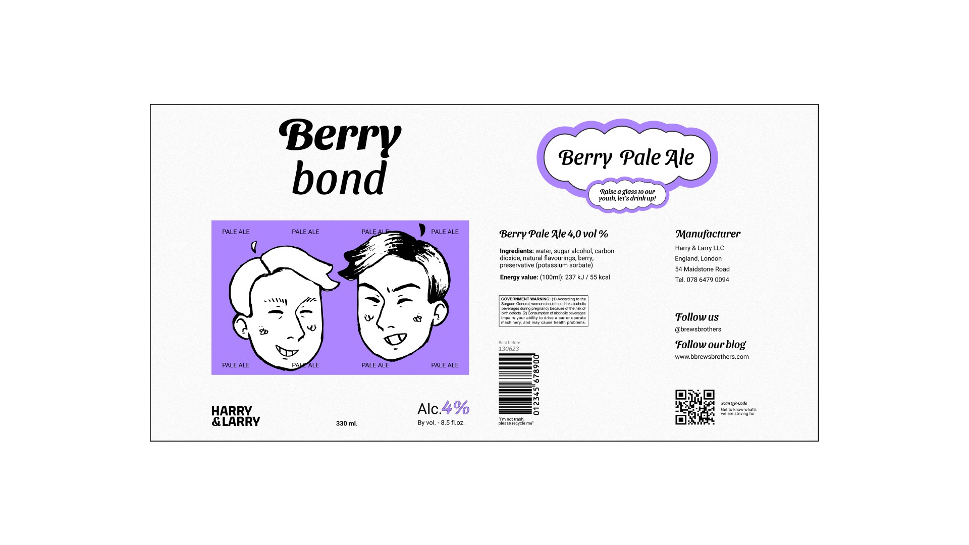 Harry & Larry Label 2
