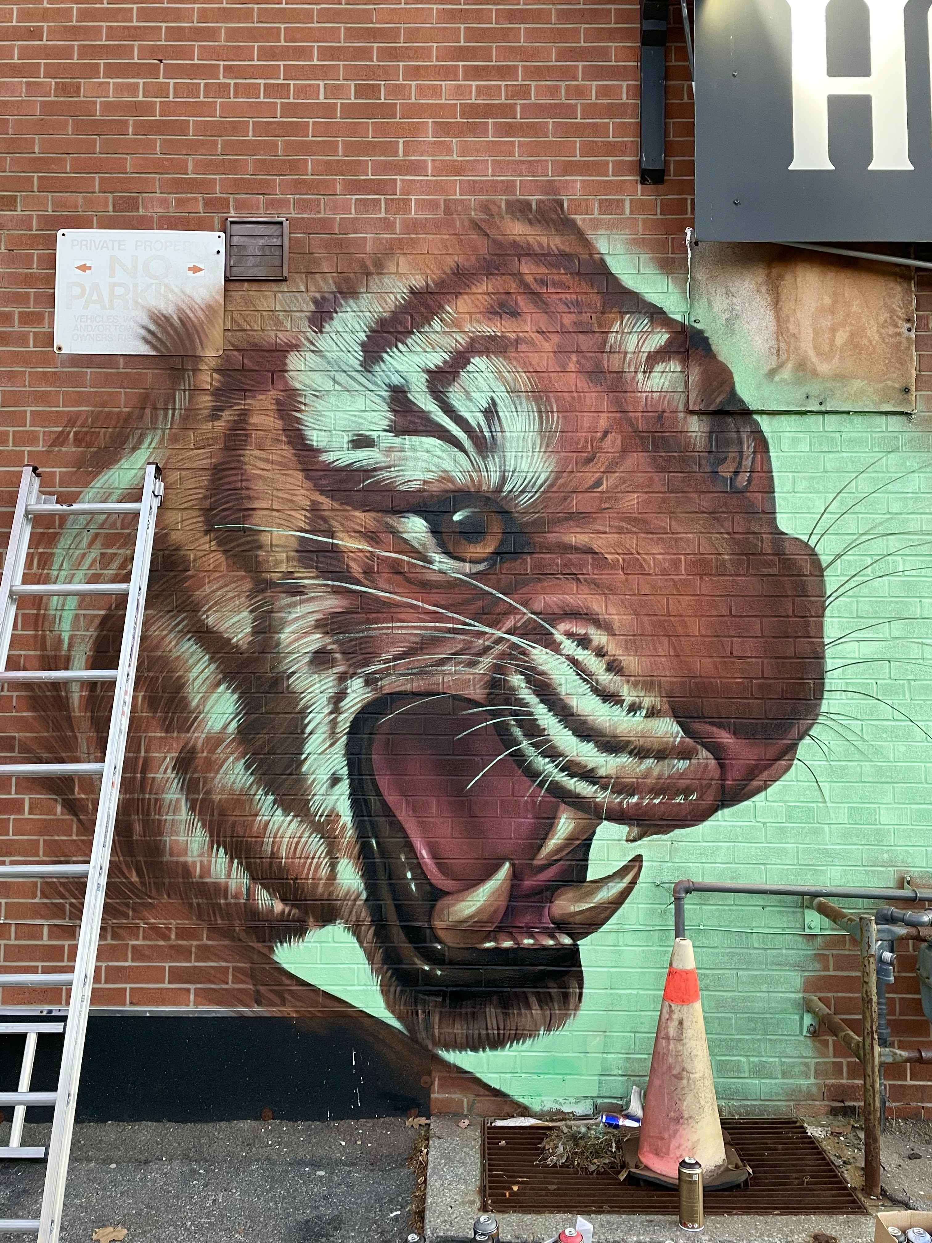 Mural adaptado a un espacio en Toronto