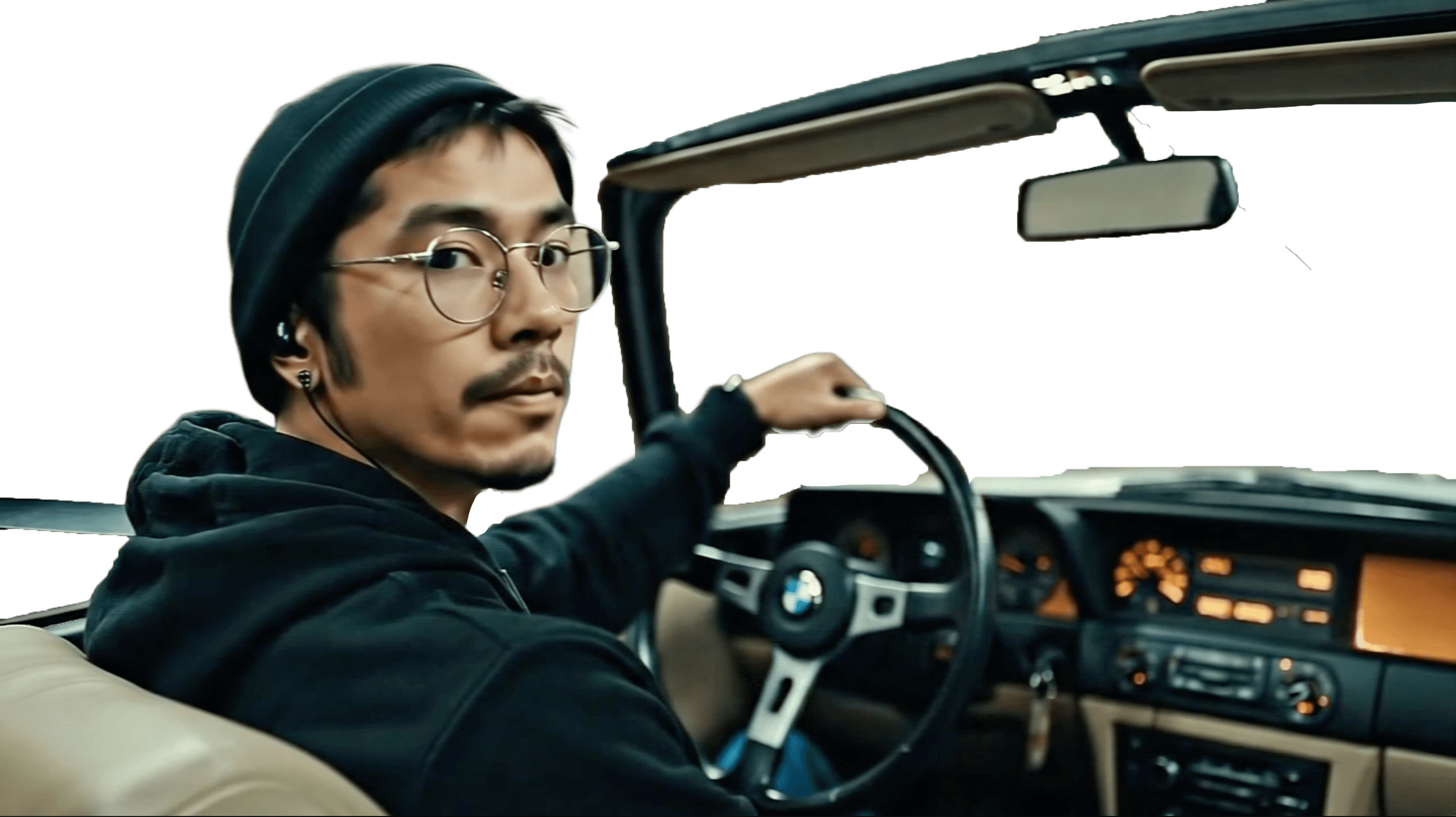 Vibrant digital illustration of a cat with blue eyes, featuring splashes of multicolored paint in yellow, blue, and pink on a dark background, showcasing a creative and artistic style.