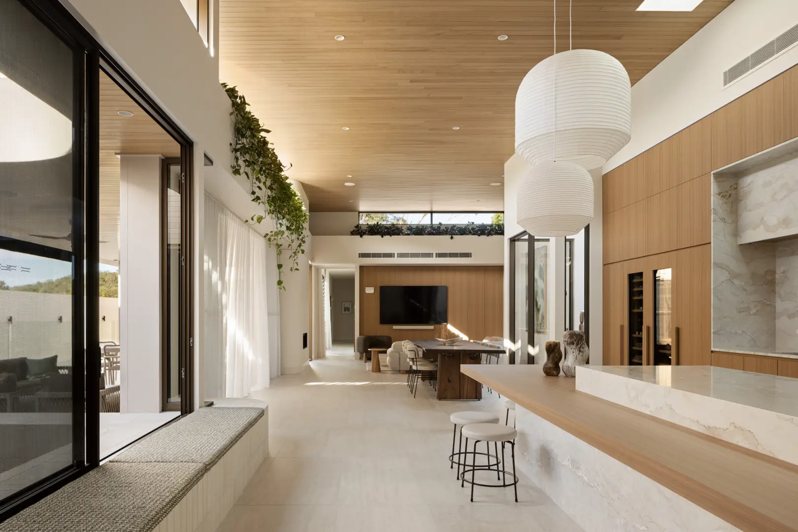 Front facade of Jacaranda House in. Brisbane