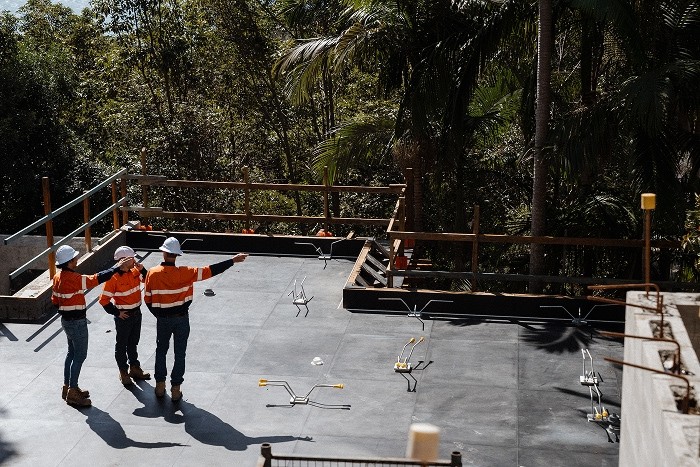 gray concrete building under construction
