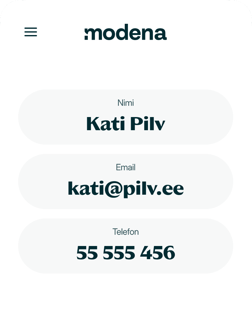 Oleks elus kõik nii lihtne, kui Modena taotlusprotsess