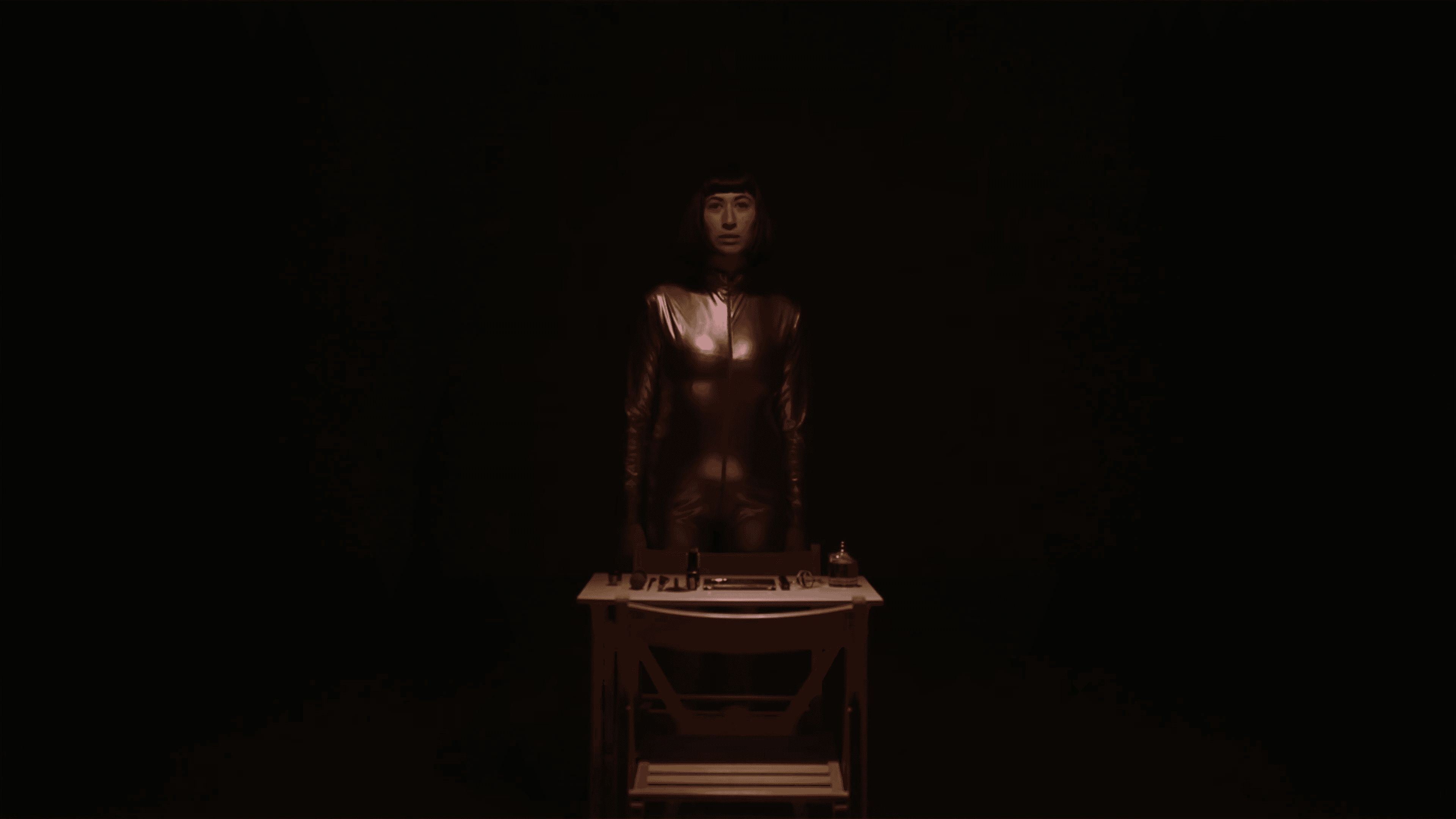 a frame from the film "Room For One"