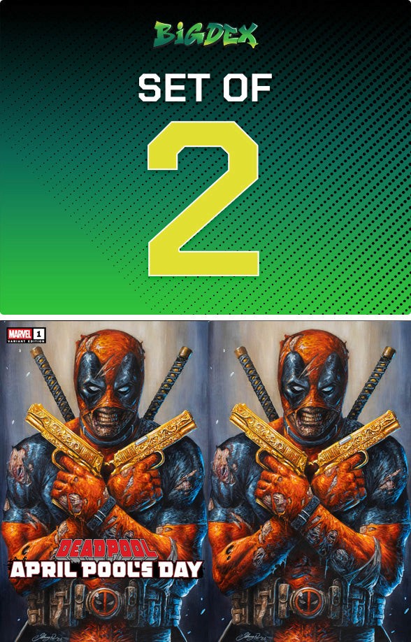 Venom #1 Johnny Desjardins Big Dex Comics Exclusive April Fools Day Trade and Virgin Variant Set