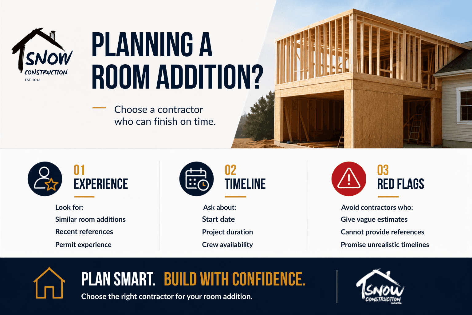 Room addition planning guide with contractor tips