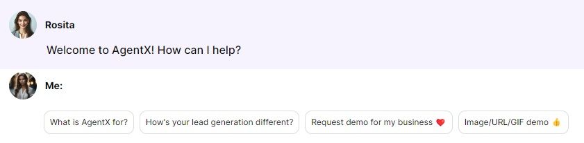 ai agent chatbot conversation starter