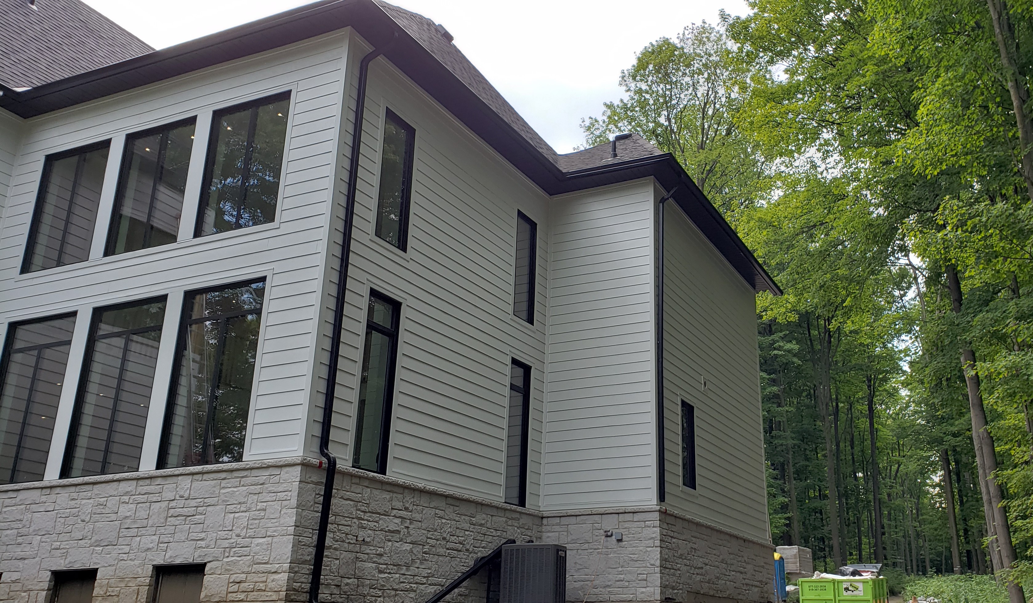 White Horizontal Lap Siding