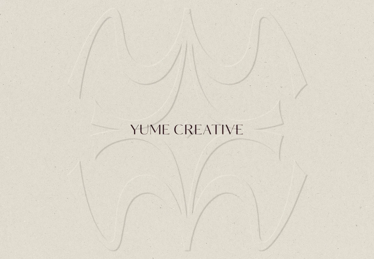 logo yume creative sur fond papier