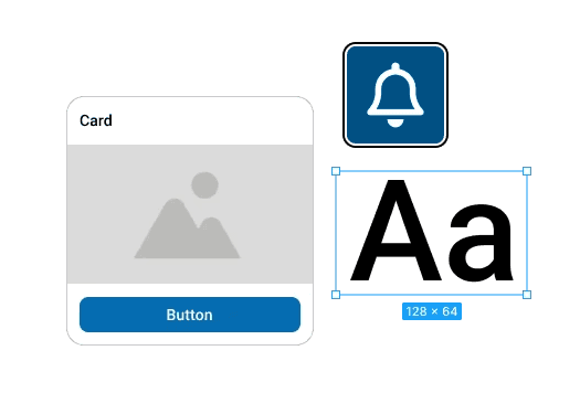 3 mobile device mockups of bookly app
