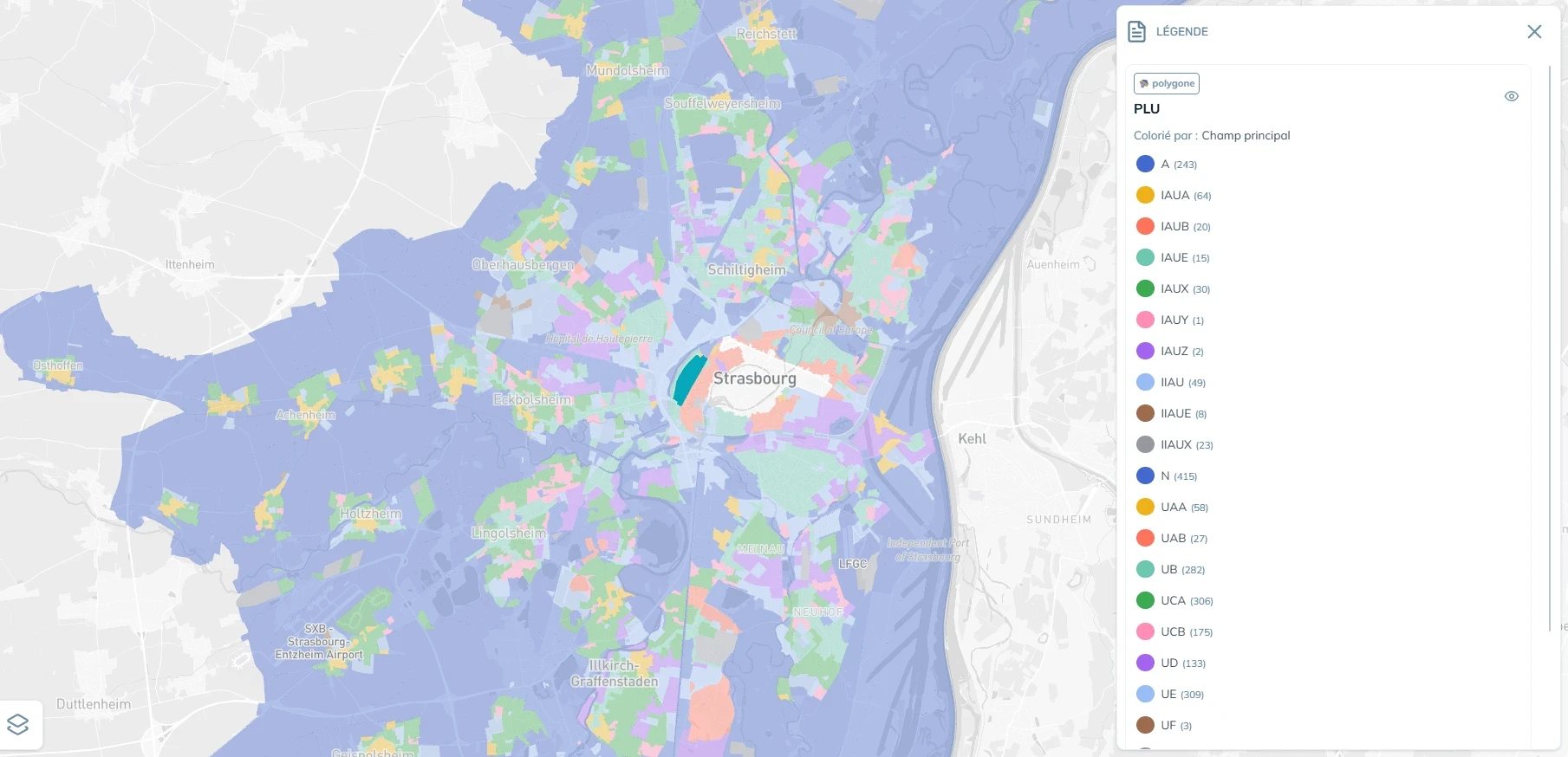 visualisation restriction circulation