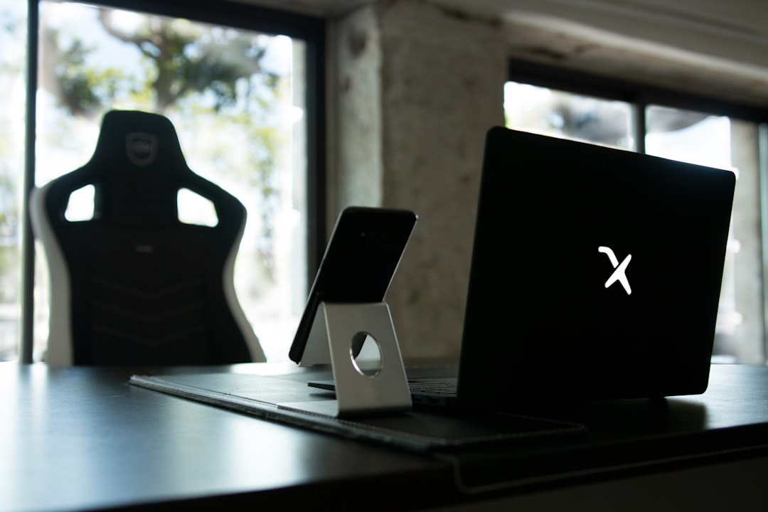 computer monitor on desk