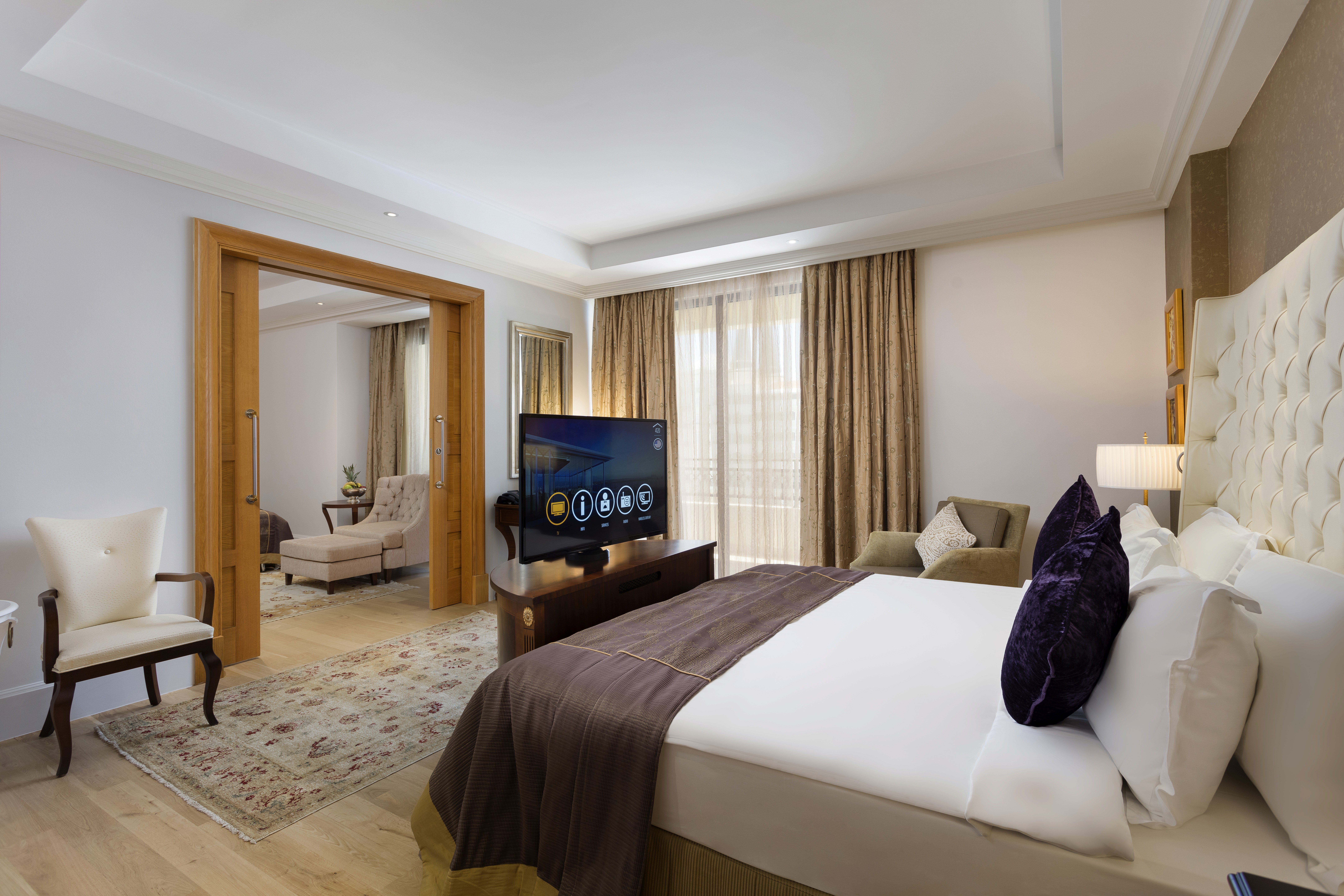 A warm and spacious family room designed for comfort and shared moments.