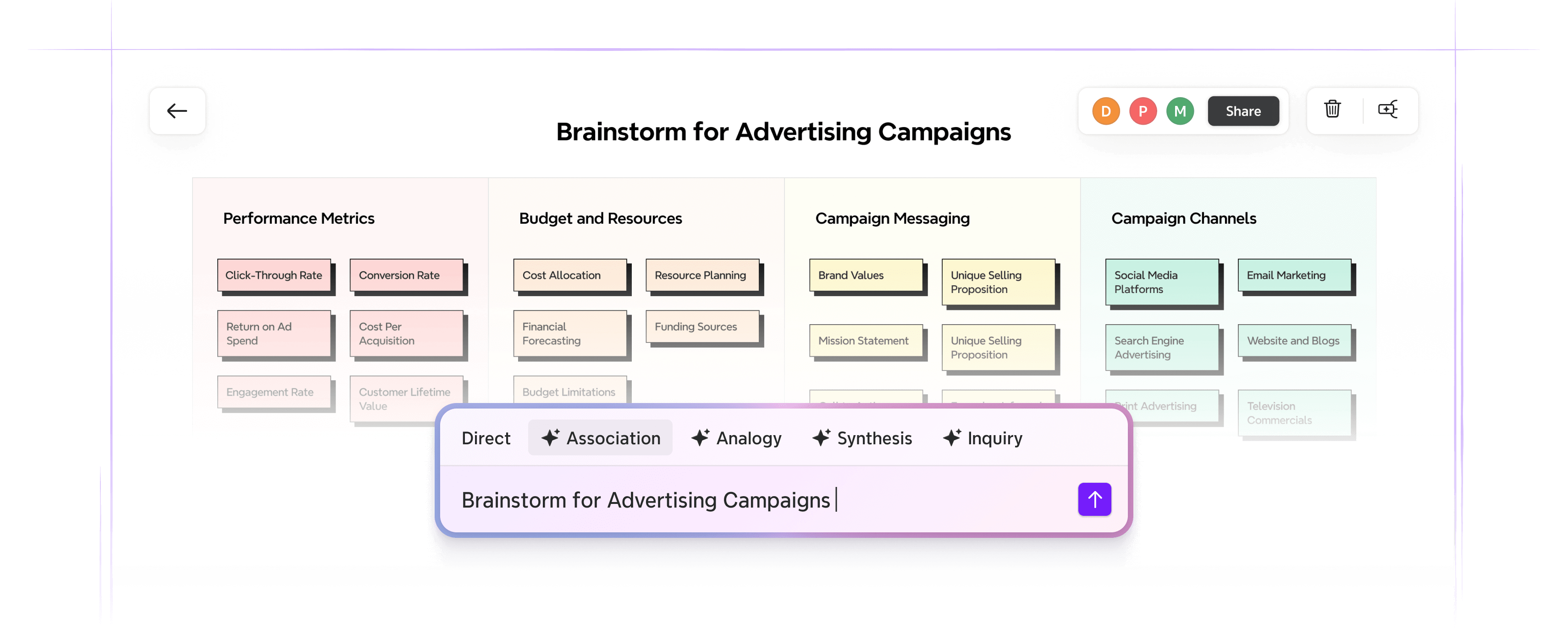 Xmind mind mapping tool for structured thinking, featured template, visual organization.