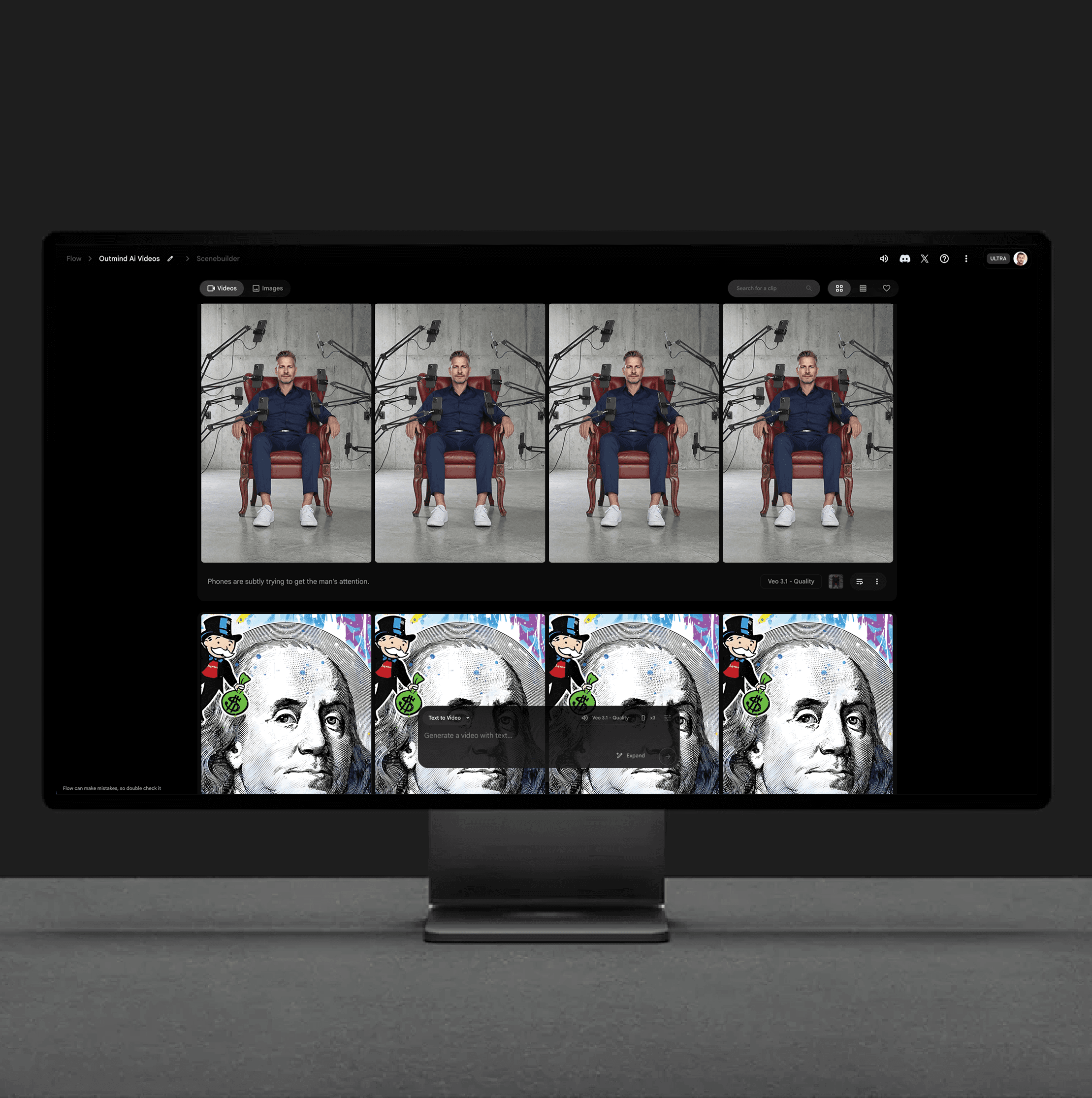 Minimal studio portrait of a confident woman in a white shirt, arms crossed, on a soft gray background.