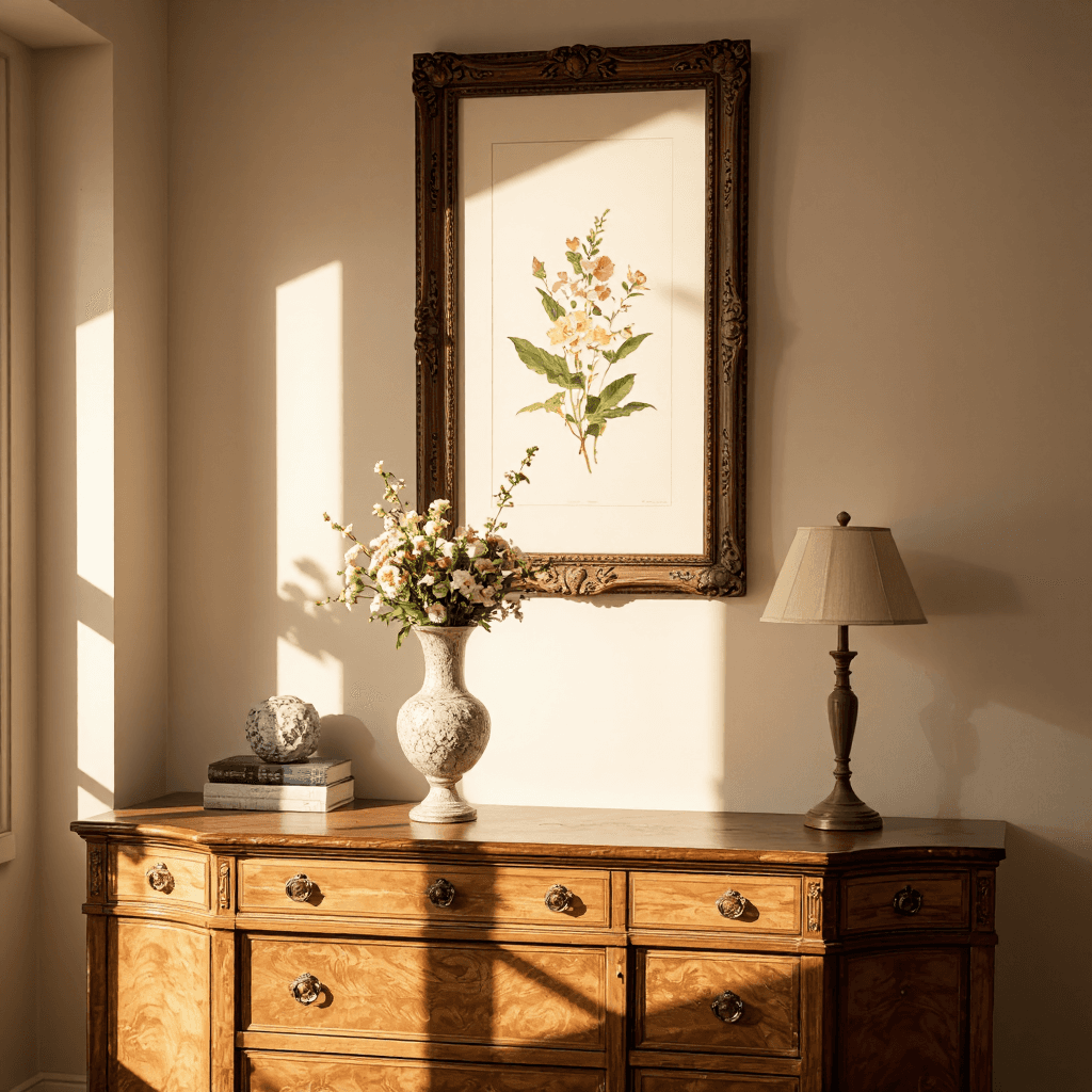 product photography of Home Furniture - Vintage-style Dresser