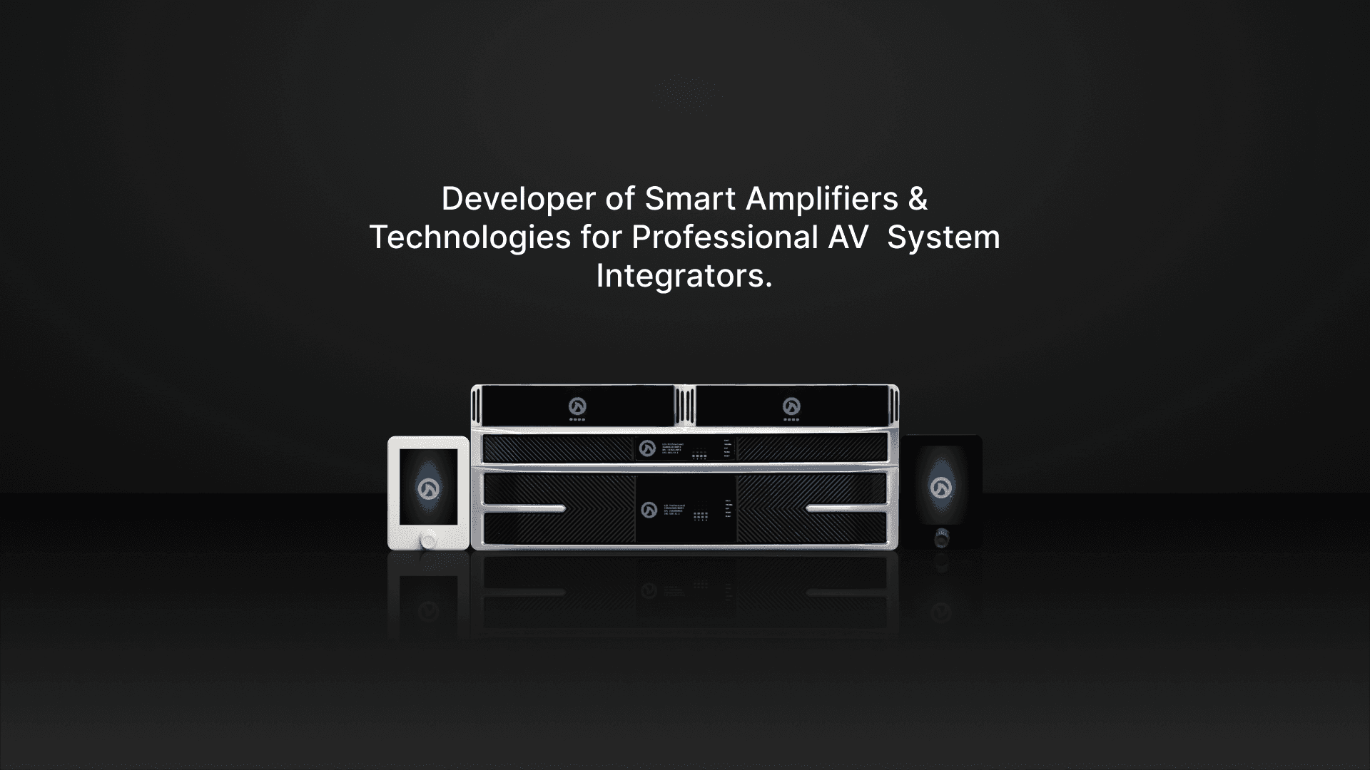 Smart amplifiers and AV system technology.