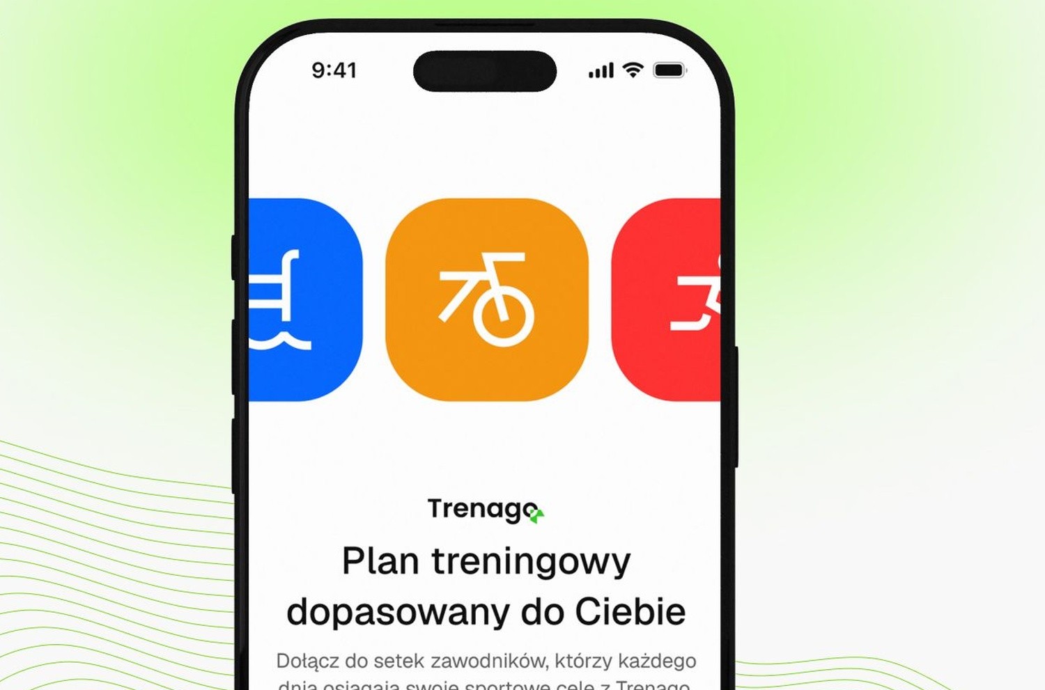 aplikacja treningowa triathlon Trenago AI plan treningowy
