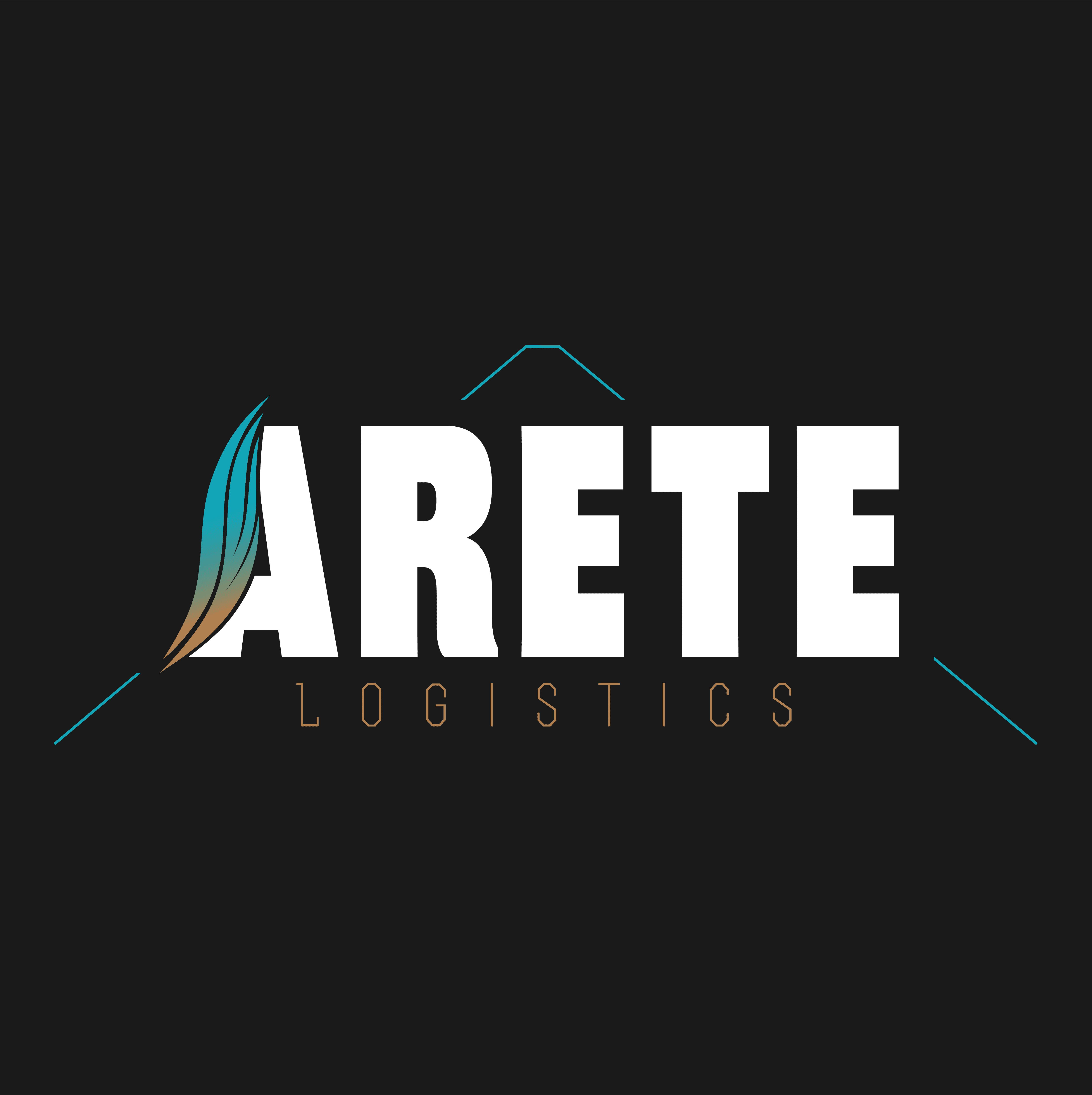 Website hero image of Arête Logistics logo 