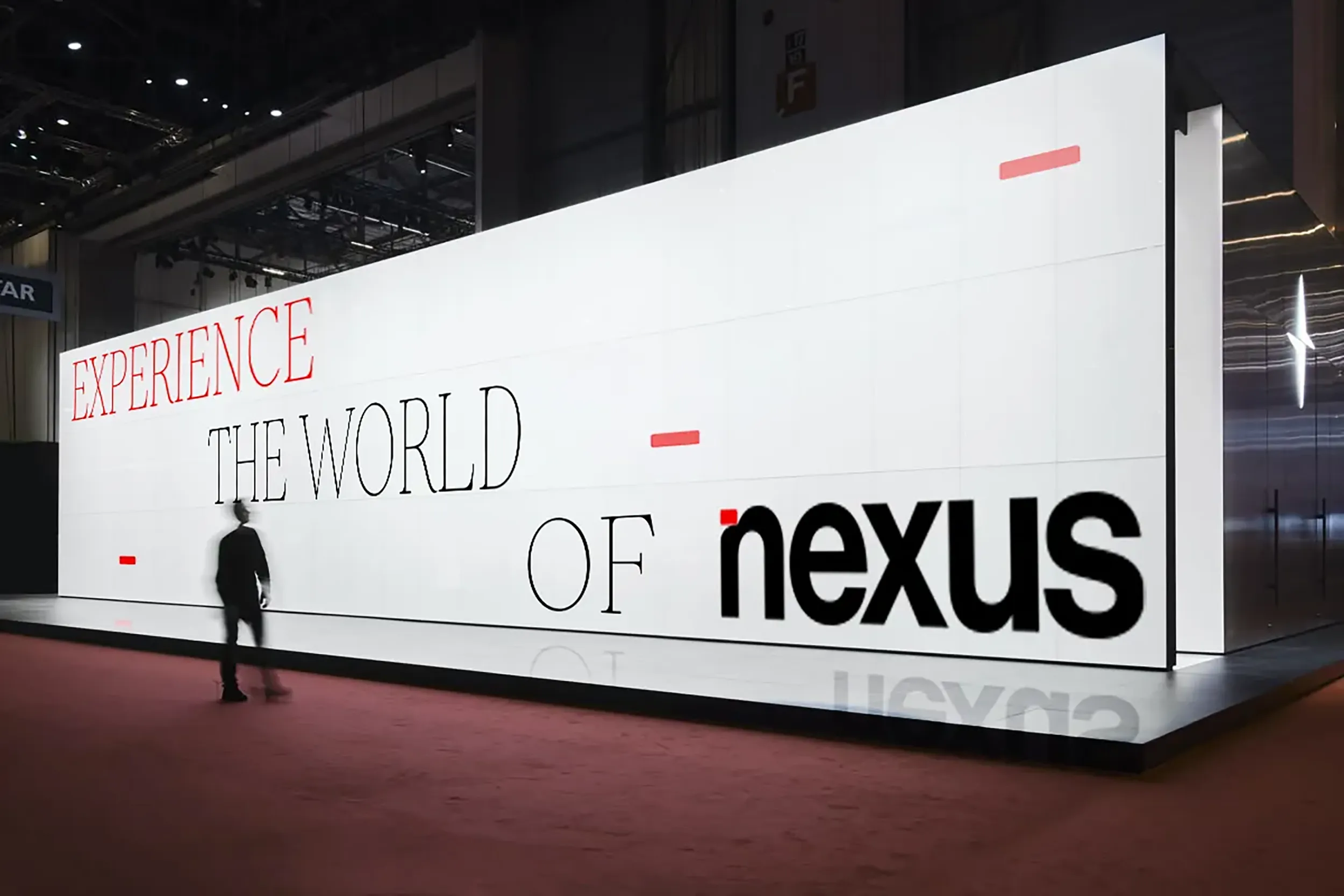 Nexusmetadata_brand_experience_entrace wall_world of nexus_mockup_branding