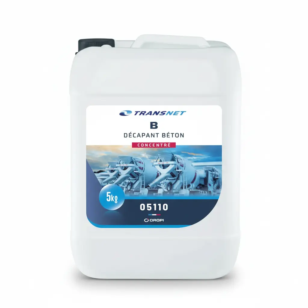 TRANSNET B - silnie stężony kwas do usuwania betonu i kamienia cementowego, pH 1.4, betonomieszarki