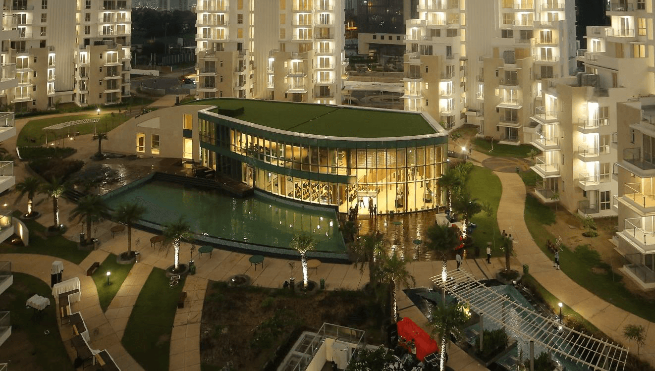 Grand interiors of Club Sands at M3M Opus featuring 5-star amenities, luxury lounge, and elite social spaces for residents.