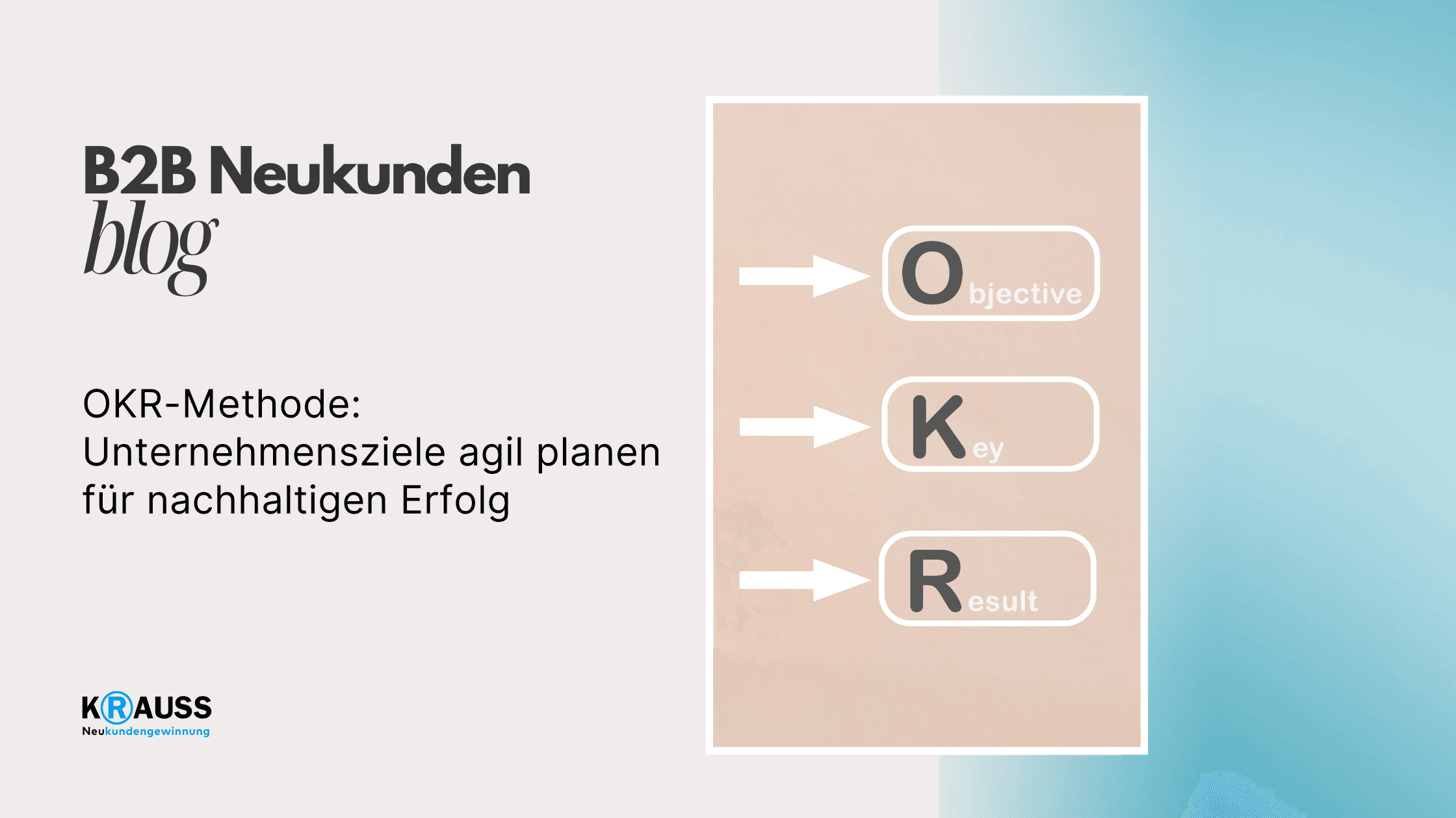 OKR-Methode Unternehmensziele agil planen für nachhaltigen Erfolg