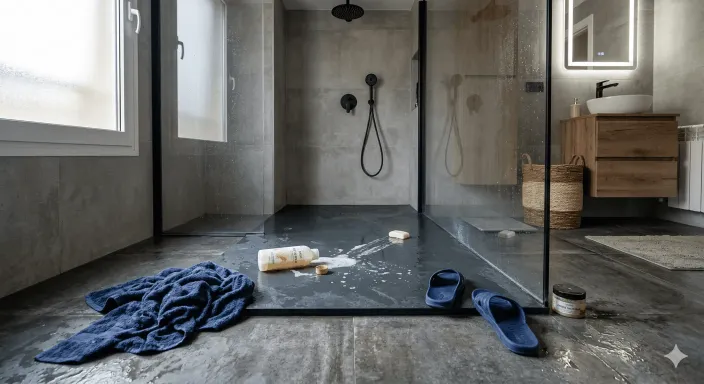 Resbalón y accidente de un huésped en el baño de una vivienda vacacional (Airbnb), riesgo de responsabilidad civil.