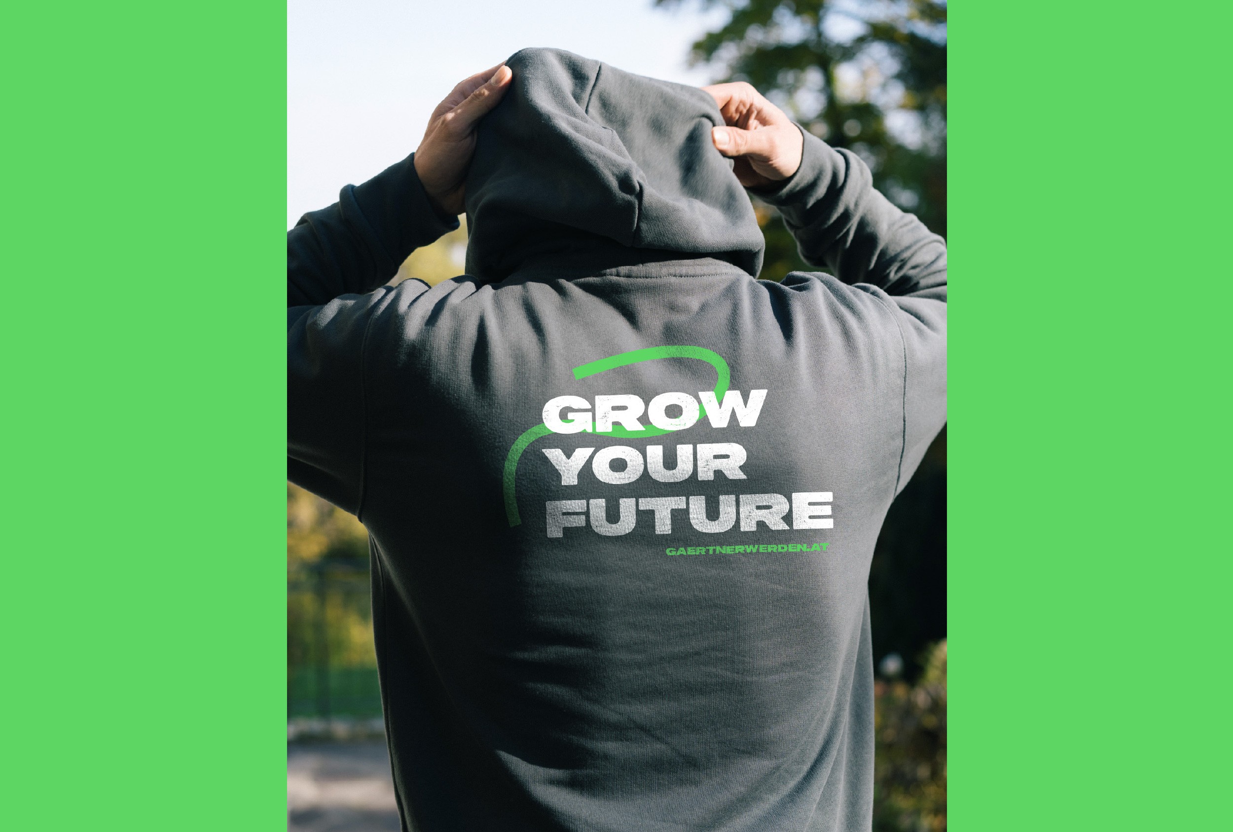 Harmonische, erdige und frische Farbtöne kombiniert mit authentischer Typografie als Teil des neuen Corporate Designs für die Steirischen Gärtner.