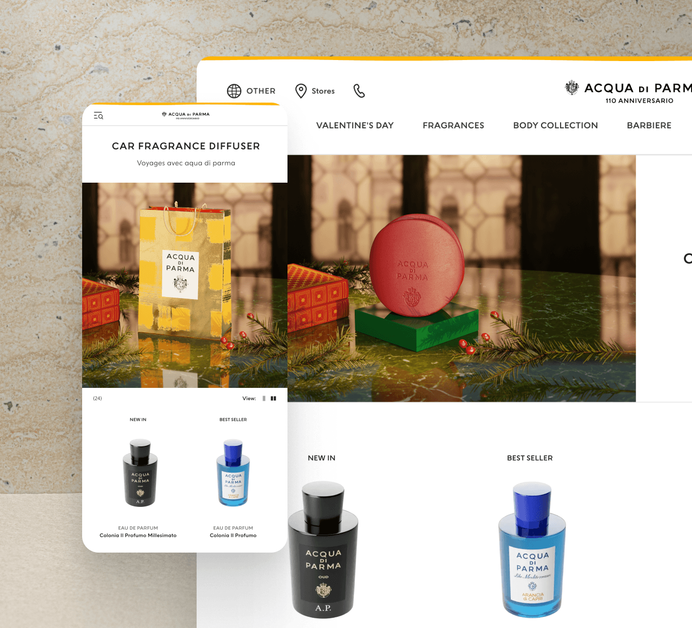 Christmas Seasonal Marketing Website