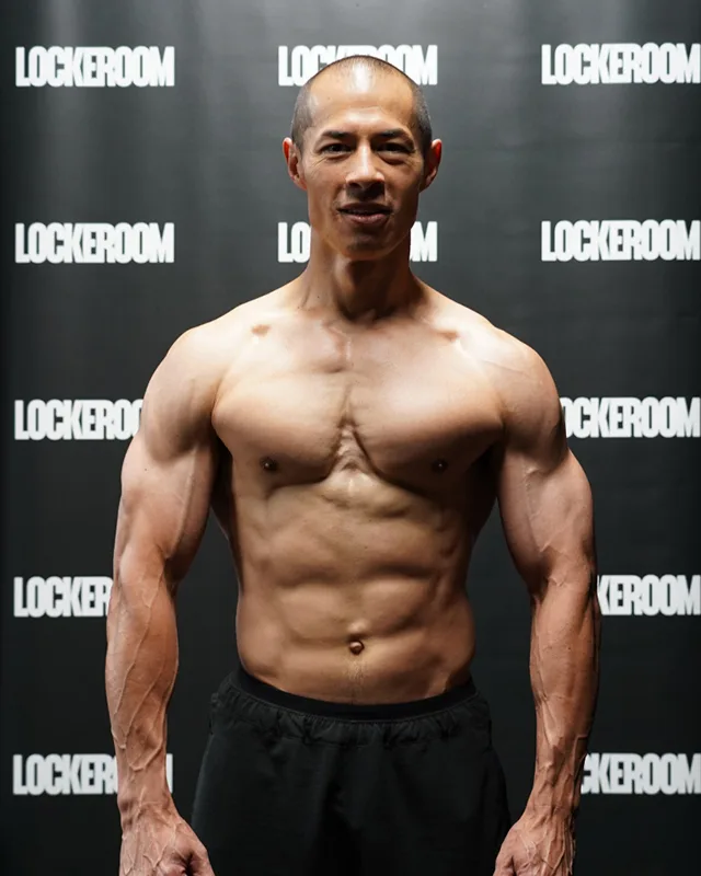 Sydney executive Justin Newton with Lockeroom personal training results