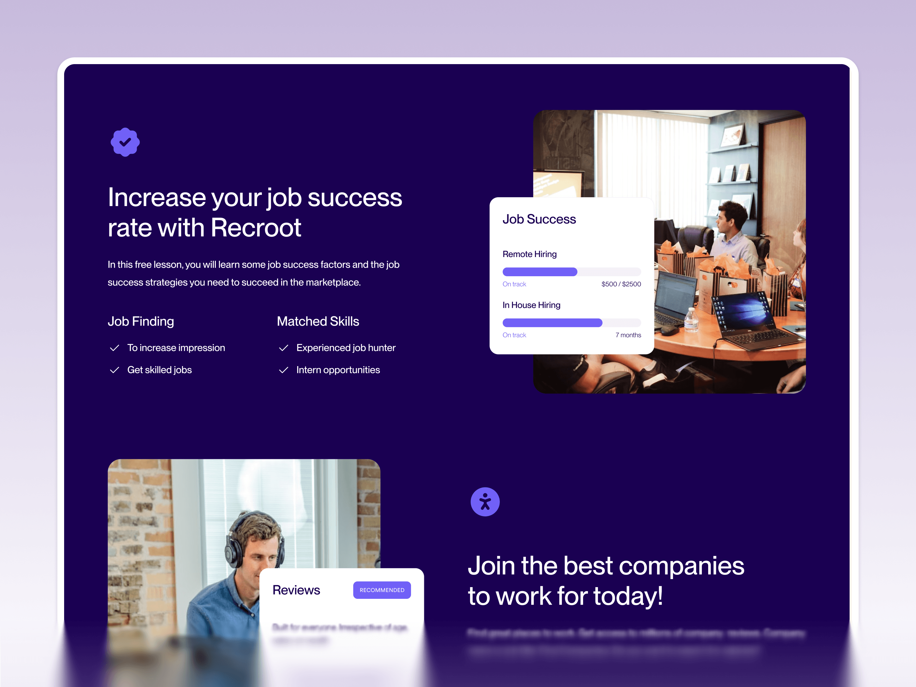 framer HR agency template