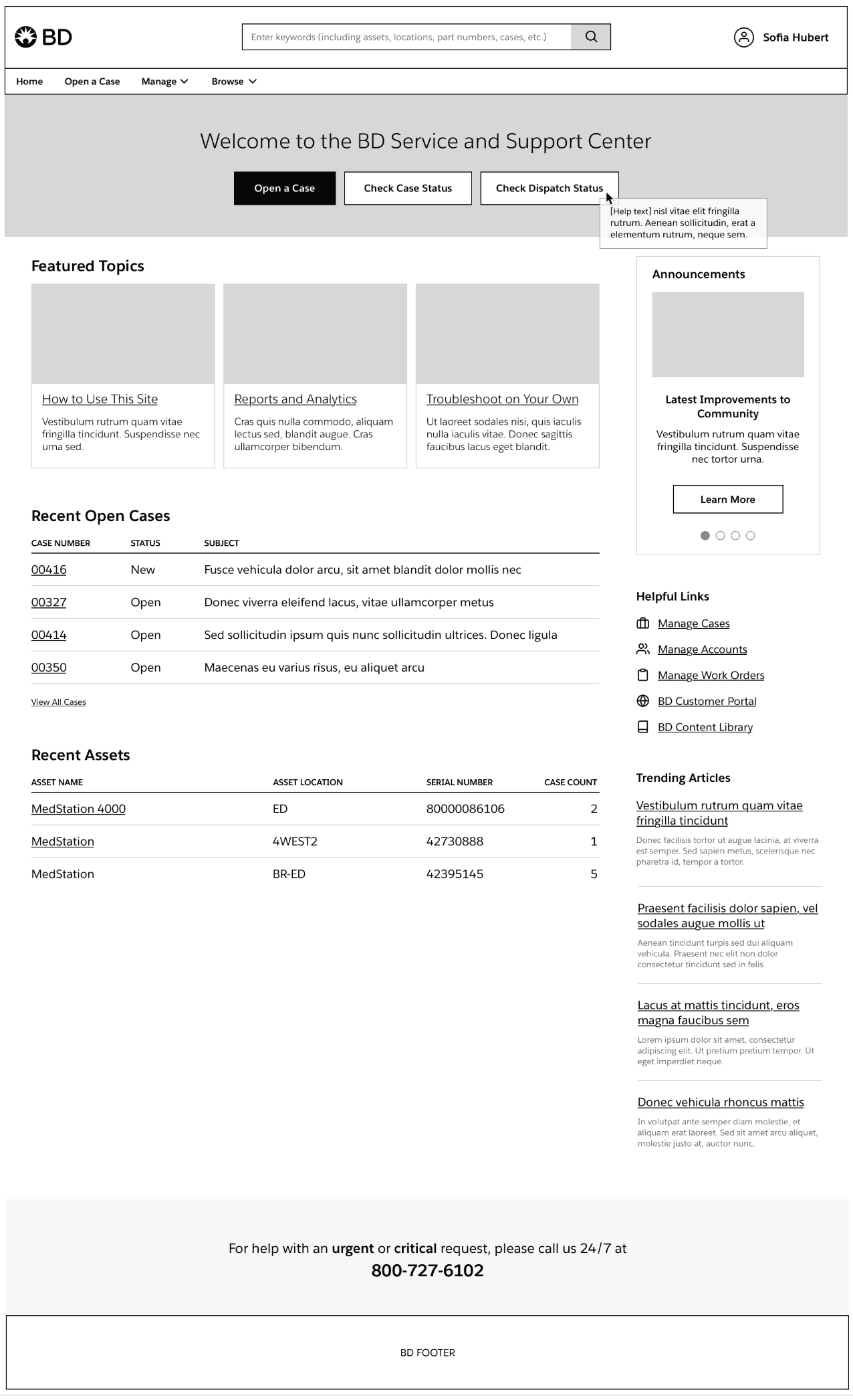 Community Design - Wireframe